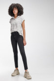 Jean jegging super alto