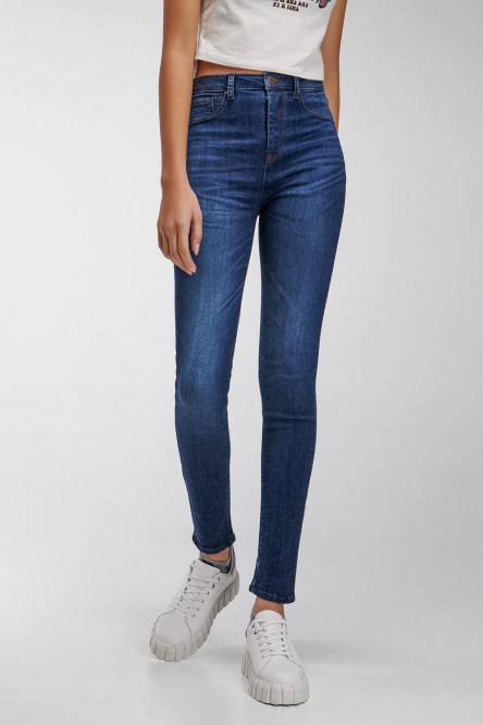 Jean jegging super alto