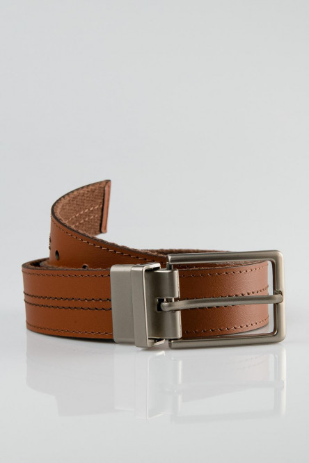 cinturon reversible hebilla metalica