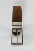 cinturon reversible hebilla metalica