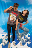 Camiseta manga corta estampado de Popeye