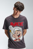 Camiseta manga corta estampado de Popeye