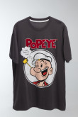 Camiseta manga corta estampado de Popeye