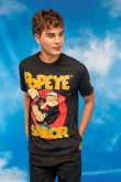 Camiseta manga corta estampado de Popeye
