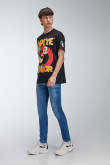Camiseta manga corta estampado de Popeye
