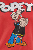 Buzo cuello redondo con estampado de Popeye