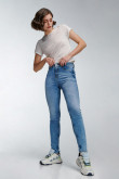 Jean Jegging tiro alto