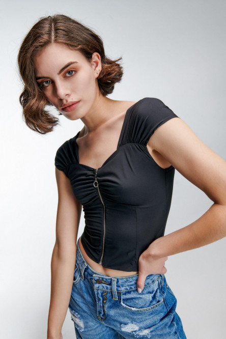 Blusa unicolor
