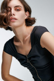 Blusa unicolor