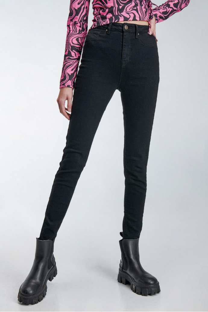Jean jegging super alto
