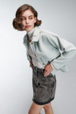 SOBRECAMISA UNICOLOR CROP