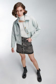 SOBRECAMISA UNICOLOR CROP
