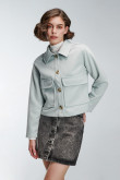 SOBRECAMISA UNICOLOR CROP