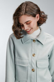 SOBRECAMISA UNICOLOR CROP
