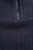 Suéter cuello alto unicolor