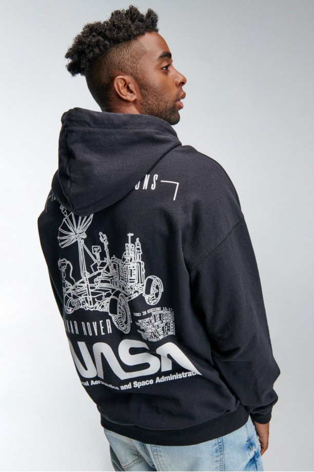 Buzo con capota, estampado de NASA