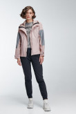 Chaqueta liviana con capota y reflectivos