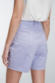 Short denim tiro alto