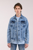 Chaqueta de jean con reservas