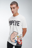 Camiseta manga corta estampado de Popeye