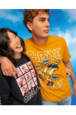 Camiseta manga corta estampado de Popeye