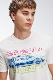 Camiseta manga corta estampada de  Volver al Futuro