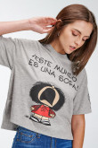 Camiseta, con estampado de Mafalda