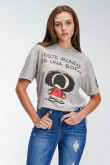Camiseta, con estampado de Mafalda