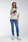 Camiseta, con estampado de Mafalda