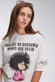 Camiseta, con estampado de Mafalda