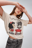 Camiseta, con estampado de Mafalda