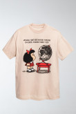 Camiseta, con estampado de Mafalda