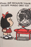 Camiseta, con estampado de Mafalda