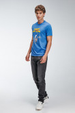 Camiseta, con estampado en frente, de Pinky & Cerebro