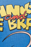 Camiseta, con estampado en frente, de Pinky & Cerebro