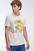 Camiseta, con estampado en frente, de Pinky & Cerebro