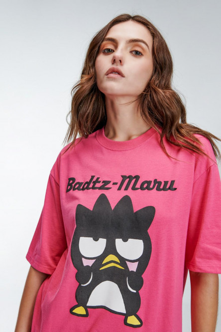 Camiseta manga corta, estampado de Hello Kitty