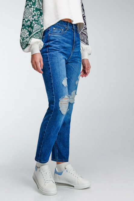 Pantalon Jean Mom