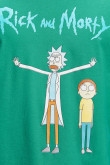 Camiseta, con estampado en frente, de Rick & Morty