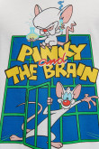 Camiseta, con estampado en frente, de Pinky & Cerebro