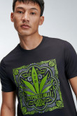 Camiseta manga corta, estampado de Cypress Hill.