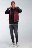 CHAQUETA BOMBER TIPO COLLEGE
