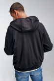 Chaqueta acolchada combinada