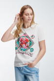 Camiseta manga corta, estampado de  Animaniacs