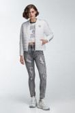 Chaqueta acolchada con reflectivo