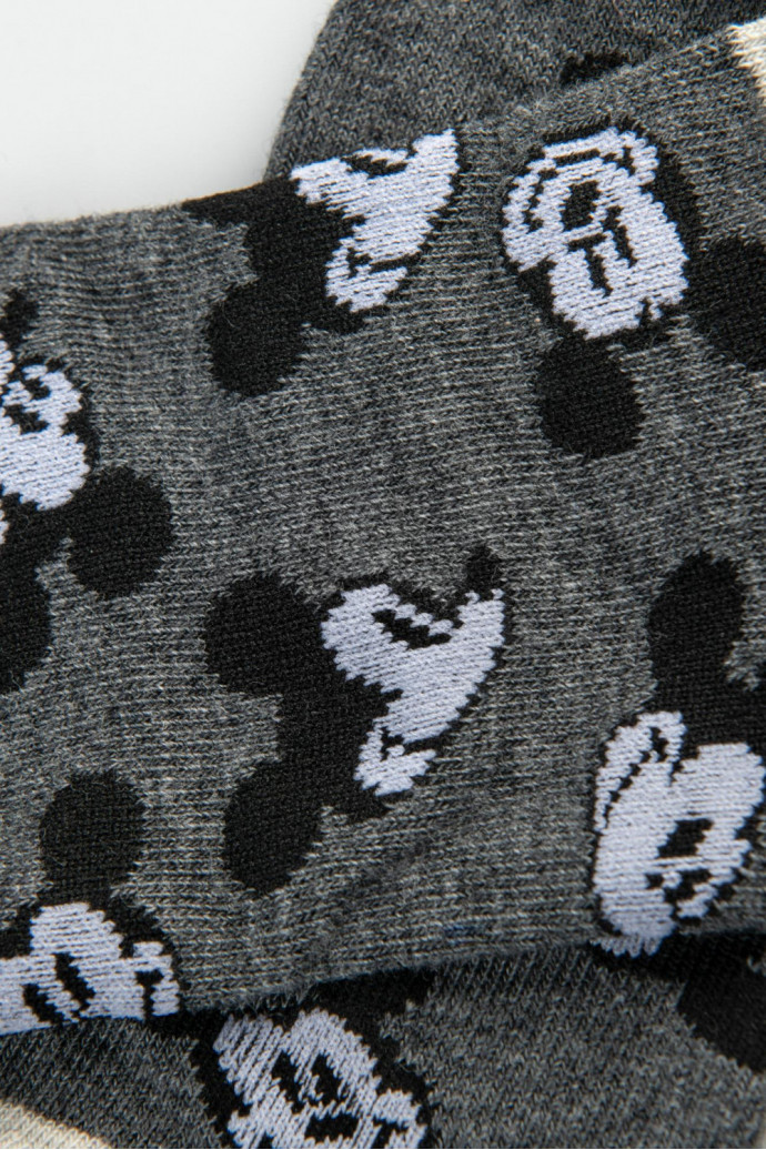 MEDIAS CORTAS CON DISEÑO MICKEY
