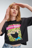 Camiseta manga corta estampado de Johnny Bravo.