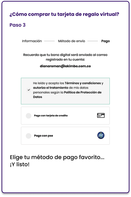 Tarjeta regalo 100.000