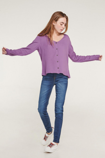 BLUSA UNICOLOR