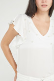 BLUSA CON PERLAS